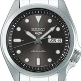 Seiko 5 Sports Automatic Grey Dial Silver Steel Strap Watch for Men - SRPE51K1