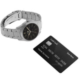 Seiko 5 Sports Flieger Automatic Black Dial Silver Steel Strap Watch for Men - SRPH27K1