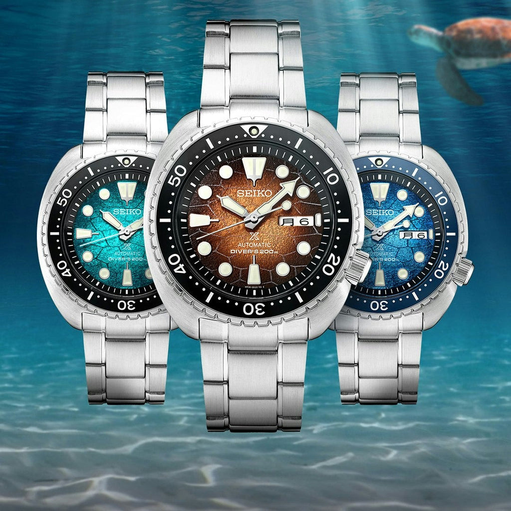 Seiko Prospex US Special Edition Automatic Blue Dial Silver Steel Strap Watch for Men - SRPH59