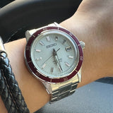 Seiko Presage Champagne Dial Silver Steel Strap Watch For Men - SRPH93J1