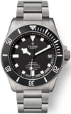 Tudor Pelagos Black Dial Grey Steel Strap Watch for Men - M25600TN-0001