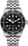 Tudor Black Bay Black Dial Silver Steel Strap Watch for Men - M7941A1A0NU-0003