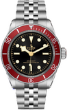 Tudor Black Bay Black Dial Silver Steel Strap Watch for Men - M7941A1A0RU-0003