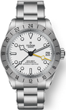 Tudor Black Bay Pro Silver Dial Silver Steel Strap Watch for Men - M79470-0004
