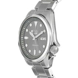Seiko 5 Sports Automatic Grey Dial Silver Steel Strap Watch for Men - SRPE51K1