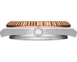 Tissot PRX Powermatic 80 18K Gold Brown Dial Silver Steel Strap Watch for Men - T931.407.41.291.00