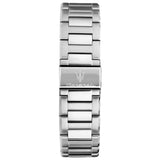 Maserati Velocità Chronograph White Dial Silver Steel Strap Watch for Men - R8873652007