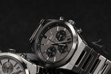 Seiko Conceptual Chronograph Grey Dial Silver Steel Strap Watch for Men - SSB455P1