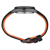 Seiko 5 Sports Flieger Pilot Automatic Black Dial Black Nylon Strap Watch for Men - SRPH33K1