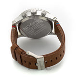 Nixon 51-30 Chronograph Black Dial Brown Leather Strap Watch for Men - A124-019