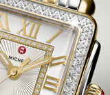 Michele Deco Silver Dial Two Tone Steel Strap Watch For Women - MWW06V000023