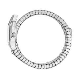 Just Cavalli Brillante Silver Dial Silver Steel Strap Watch for Women - JC1L326M0015