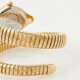 Just Cavalli Ornato Green Dial Gold Steel Strap Watch for Women - JC1L303M0035