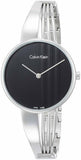 Calvin Klein K6S2N111 Drift Quartz Women's Watch – Black Dial & Silver Steel Bracelet