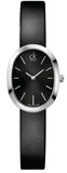 Calvin Klein K3P231C1 Incentive Quartz Women's Watch – Black Dial & Black Rubber Strap