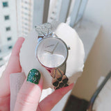 Calvin Klein K6E23146 Snake Women's Watch – Silver Dial & Silver Steel Strap