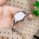 Calvin Klein K6E23146 Snake Women's Watch – Silver Dial & Silver Steel Strap