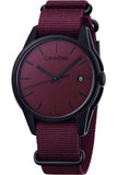 Calvin Klein K7K514UP Tone Quartz Men's Watch – Maroon Dial & Maroon NATO Strap