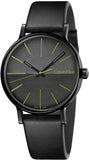 Calvin Klein K7Y214CL Boost Men's Watch – Black Dial & Black Leather Strap