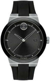 Movado 3600624 Bold Fusion Men's Watch – Black Dial & Black Silicone Strap