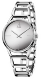 Calvin Klein K3G23128 Stately Women's Watch – Silver Dial & Silver Steel Strap