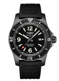 Breitling Superocean Automatic 46 M17368B71B1S1 Men's Watch – Black Dial with Black Rubber Strap