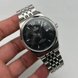 Tudor M91650-0002 1926 Automatic Men's Watch – Black Dial & Silver Steel Strap