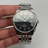 Tudor M91650-0002 1926 Automatic Men's Watch – Black Dial & Silver Steel Strap