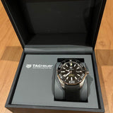 Tag Heuer Aquaracer Calibre 5 Automatic Black Dial Black Rubber Strap Watch for Men - WAY211A.FT6151