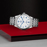 Tudor M91650-0005 1926 Automatic Men's Watch – White Dial & Silver Steel Strap