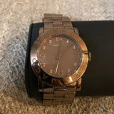 Marc Jacobs Amy Brown Dial Brown Steel Strap Watch for Women - MBM3119