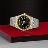 Tudor M28603-0003 Royal Automatic Men's Watch – Black Dial & Two Tone Steel Strap
