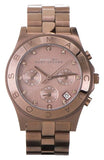 Marc Jacobs MBM3121 Blade Chronograph Women’s Watch – Brown Dial & Brown Steel Strap