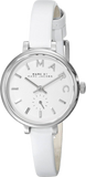 Marc Jacobs MBM1350 Sally Quartz Women’s Watch – White Dial & White Leather Strap