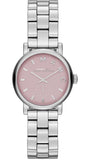 Marc Jacobs MBM3283 Baker Quartz Women’s Watch – Pink Dial & Silver Steel Strap