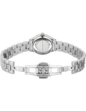 Marc Jacobs Tether Transparent Silver Dial Silver Steel Strap Watch for Women - MBM3416