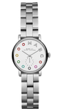 Marc Jacobs MBM3423 Baker Dexter Women's Watch – White Dial & Silver Steel Strap
