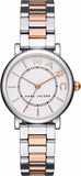 Marc Jacobs MJ3553 Roxy Quartz Women's Watch – White Dial & Two-Tone Steel Strap