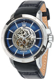 Maserati R8821119004 Ingegno Automatic Men’s Watch – Blue Skeleton Dial & Black Leather Strap