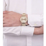Maserati Epoca Golden Dial Golden Mesh Bracelet Watch For Men - R8853118003