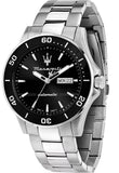 Maserati R8823100002 Competizione Automatic Men's Watch – Black Dial & Silver Steel Strap
