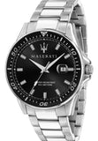 Maserati R8853140002 SFIDA Quartz Men’s Watch – Black Dial & Silver Stainless Steel Strap