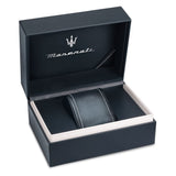 Maserati Stile Chronograph Blue Dial Blue Steel Strap Watch For Men - R8873642008