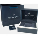 Maserati Traguardo Chronograph Black Dial Silver Steel Strap Watch For Men - R8873612059