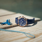 Maurice Lacroix PT6248 Pontos Divers Limited Edition Men’s Watch – Blue Dial & Blue Leather Strap