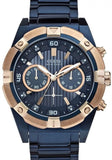 Guess W0377G4 Jolt Analog Men's Watch – Blue Dial & Blue Steel Bracelet