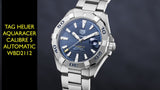 Tag Heuer Aquaracer Automatic Men's Watch WBD2112.BA0928 – Blue Dial with Silver Steel Strap