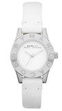 Marc Jacobs MBM1097 Blade Women's Watch – White Dial & White Leather Strap
