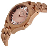 Marc Jacobs Henry Rose Gold Dial Rose Gold Steel Strap Watch for Women - MBM3293