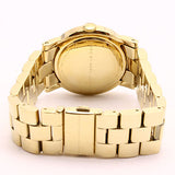 Marc Jacobs Amy Blue Dial Gold Steel Strap Watch for Women - MBM3301